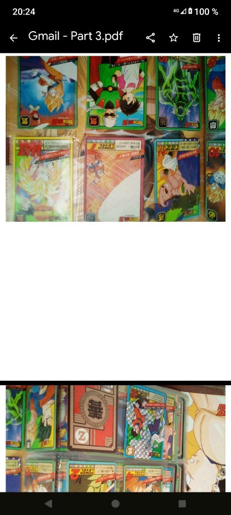 Dragon ball-kaarten te koop of te ruilen, Ophalen of Verzenden, Gebruikt, Meerdere kaarten