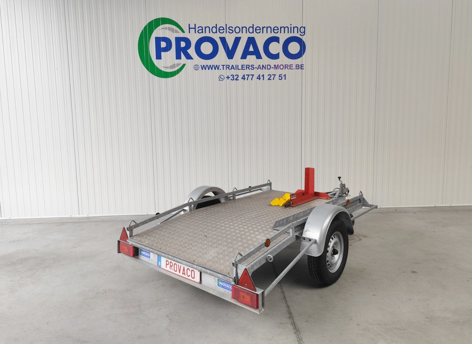 motortrailer 750kg, Enlèvement