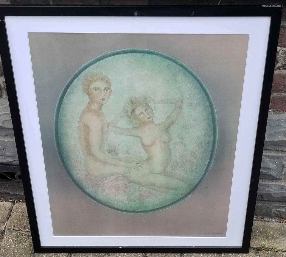 Lithographie signe André lincoln, Enlèvement ou Envoi, Lithographie