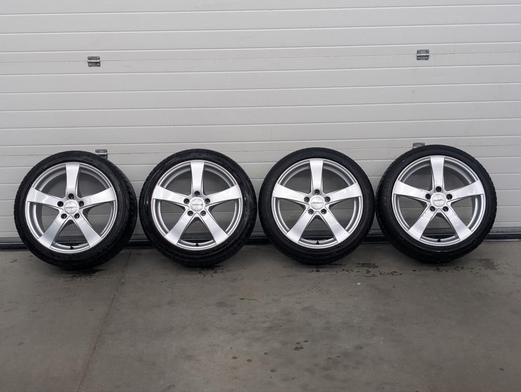 Jantes 17 pouces, pneus 5x112, Audi Seat 205, 45, Skoda, Vol, Autos : Pièces & Accessoires, Pneus & Jantes, Pneus et Jantes, Véhicule de tourisme