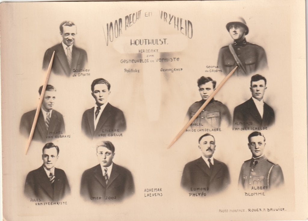oorlogsslachtoffer, Collections, Enlèvement ou Envoi