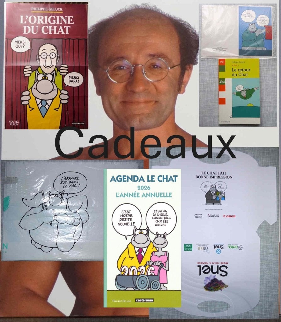 NOUVEAU«GELUCK»18BDEO+2 rares BD de Malvira+ 8 cadeaux 110 €, Geluck Philippe, Ophalen of Verzenden, Zo goed als nieuw, Meerdere stripboeken