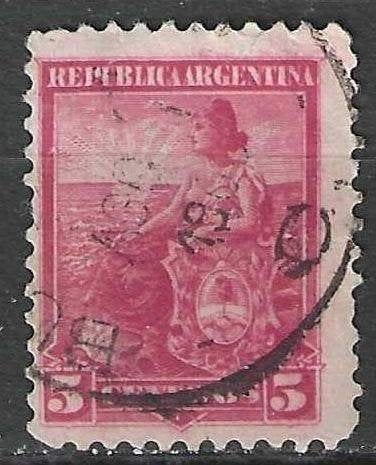 Argentinie 1899/1903 - Yvert 115 - Symbool Republiek (ST), Verzenden, Gestempeld
