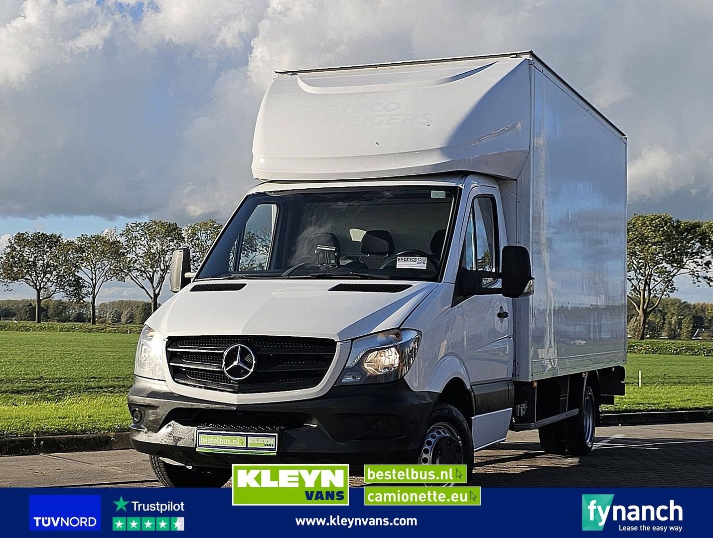 Mercedes-Benz SPRINTER 514 Bakwagen Laadklep Zijdeur Dubbell, Parkeercamera, Wit, Mercedes-Benz, Bedrijf