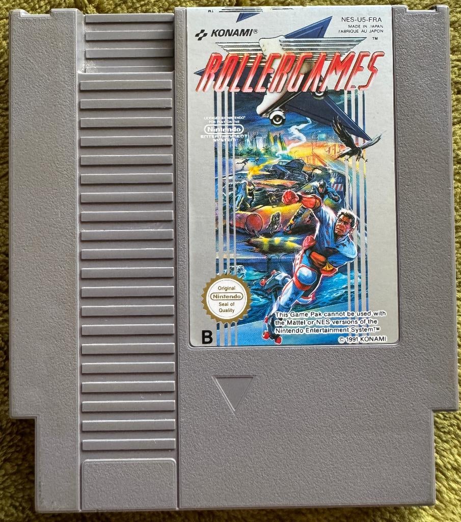 Rollergames [NES], Consoles de jeu & Jeux vidéo, Jeux | Nintendo NES, Enlèvement ou Envoi, 1 joueur, À partir de 7 ans, Utilisé
