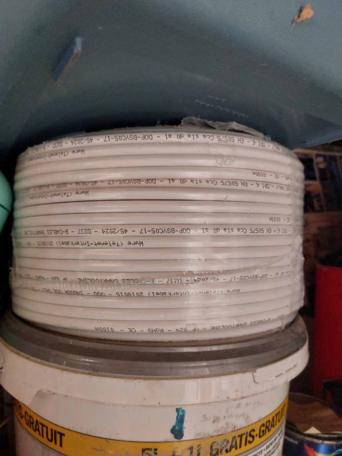 Cable telenet 100 m, Enlèvement
