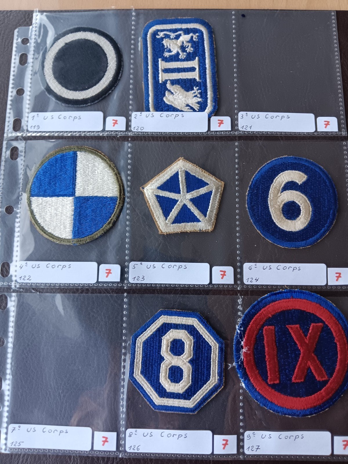 us ww2 patches, Enlèvement ou Envoi