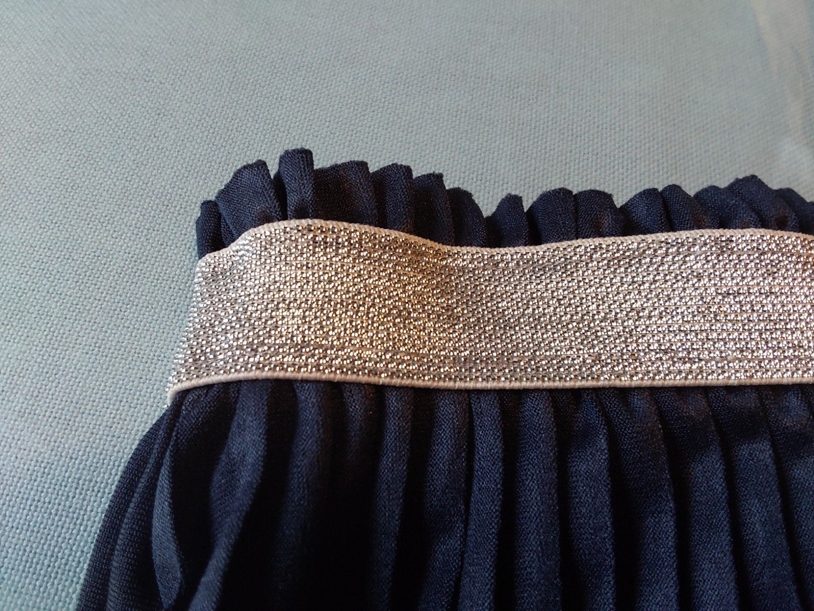 Donkerblauw/zilver rokje maat 122 Bel&Bo €5, Ophalen, Meisje, Zo goed als nieuw, Jurk of Rok