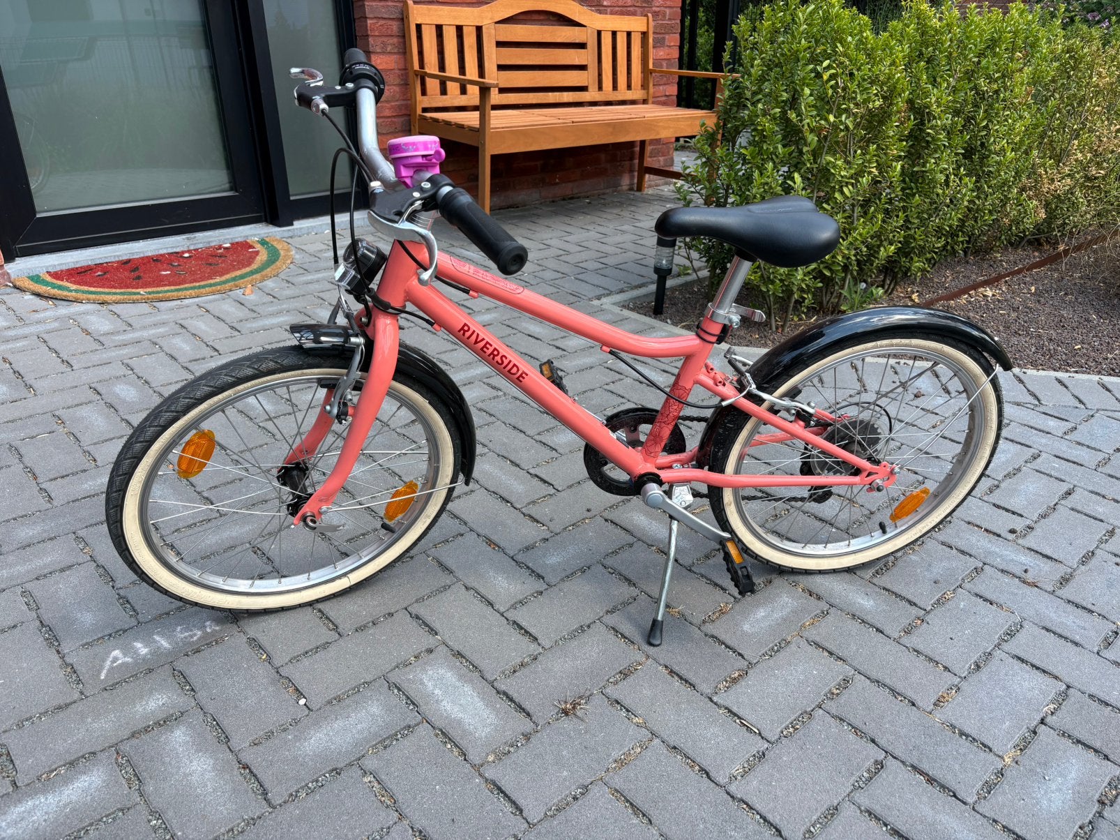 Vélo 20 pouces Btwin Decathlon pour enfants, Vélos & Vélomoteurs, Frein sur jante, Frein à main, Comme neuf, 20 pouces