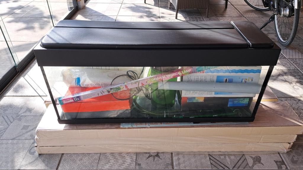 Aquarium met toebehoren, Dieren en Toebehoren, Ophalen, Filter