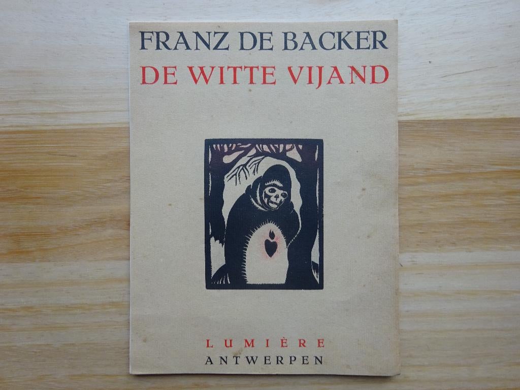 4 gekleurde houtsneden van Jan Frans Cantré, 1930, Ophalen of Verzenden, Gelezen, Schilder- en Tekenkunst