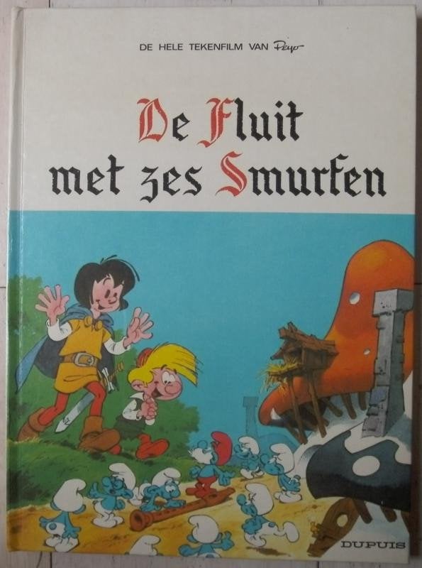 De fluit met zes smurfen ( Peyo ) ( 1975 ), Boeken, Ophalen of Verzenden