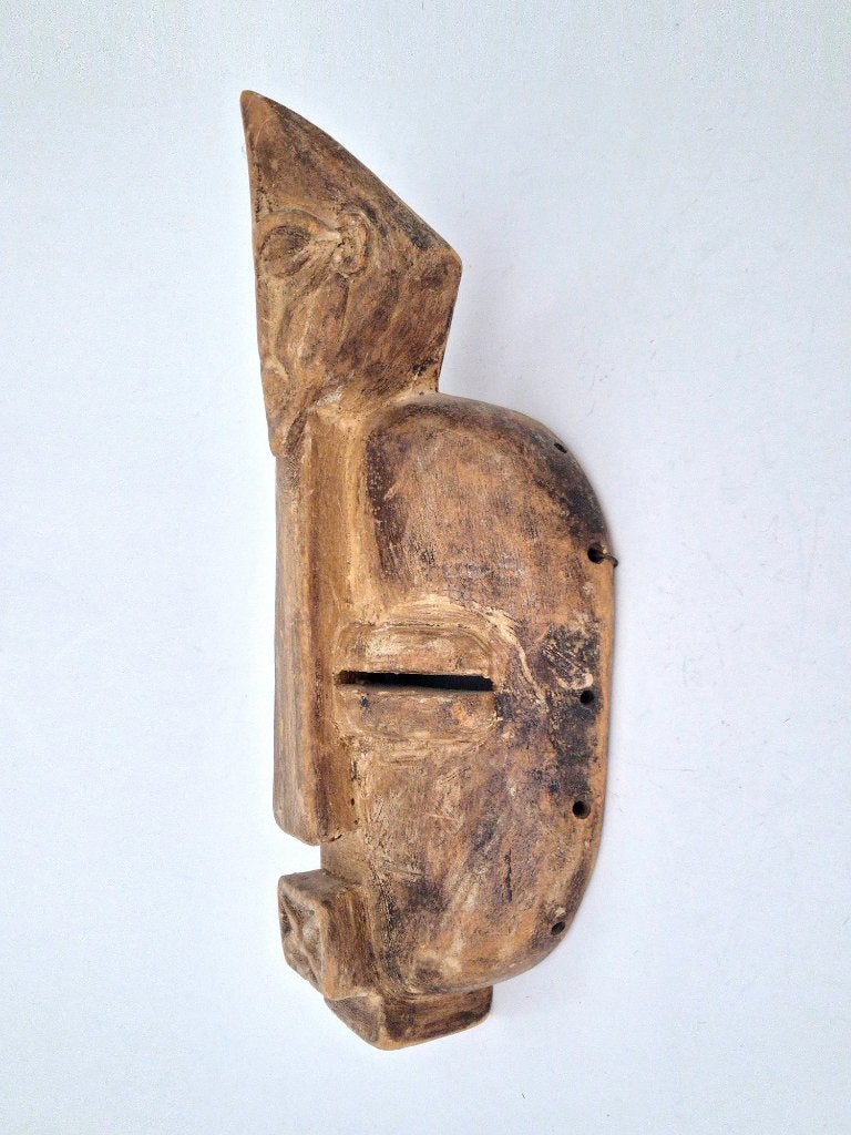 Masque Swakopmund Africa, Afrique, Enlèvement ou Envoi, Brun, 36 cm