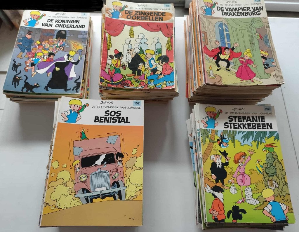 Verzameling Jommeke strips, Plusieurs BD, Enlèvement, Utilisé, Jef Nys.