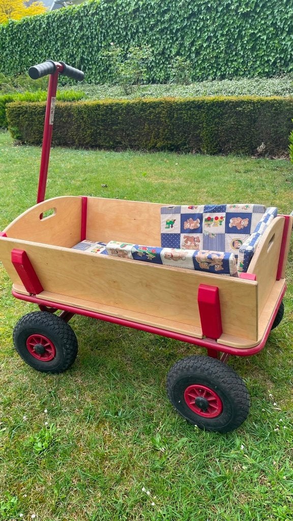 Bolderwagen bolderkar trolley pukkelpop, Caravanes & Camping, Chariots, Enlèvement, Comme neuf
