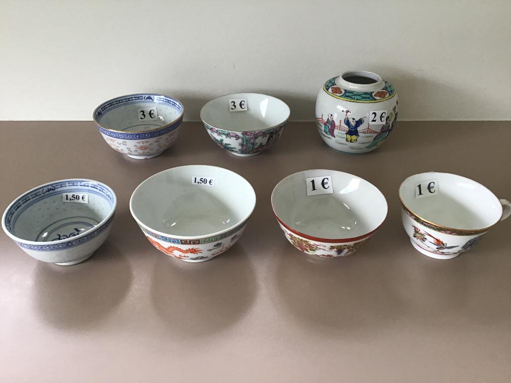 10 tal mooie Chinese schaaltjes, Antiek en Kunst, Ophalen of Verzenden