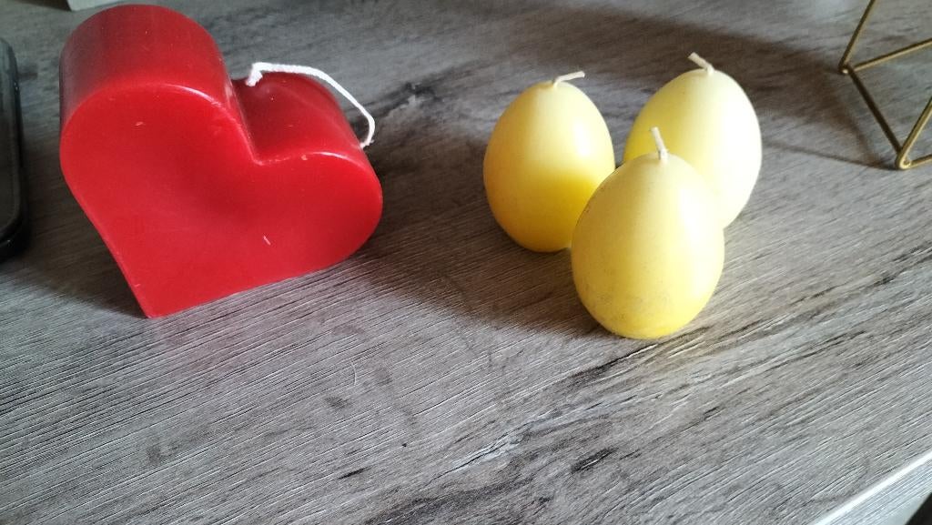 Kaarsen, Ophalen, Overige materialen, Nieuw, Rood