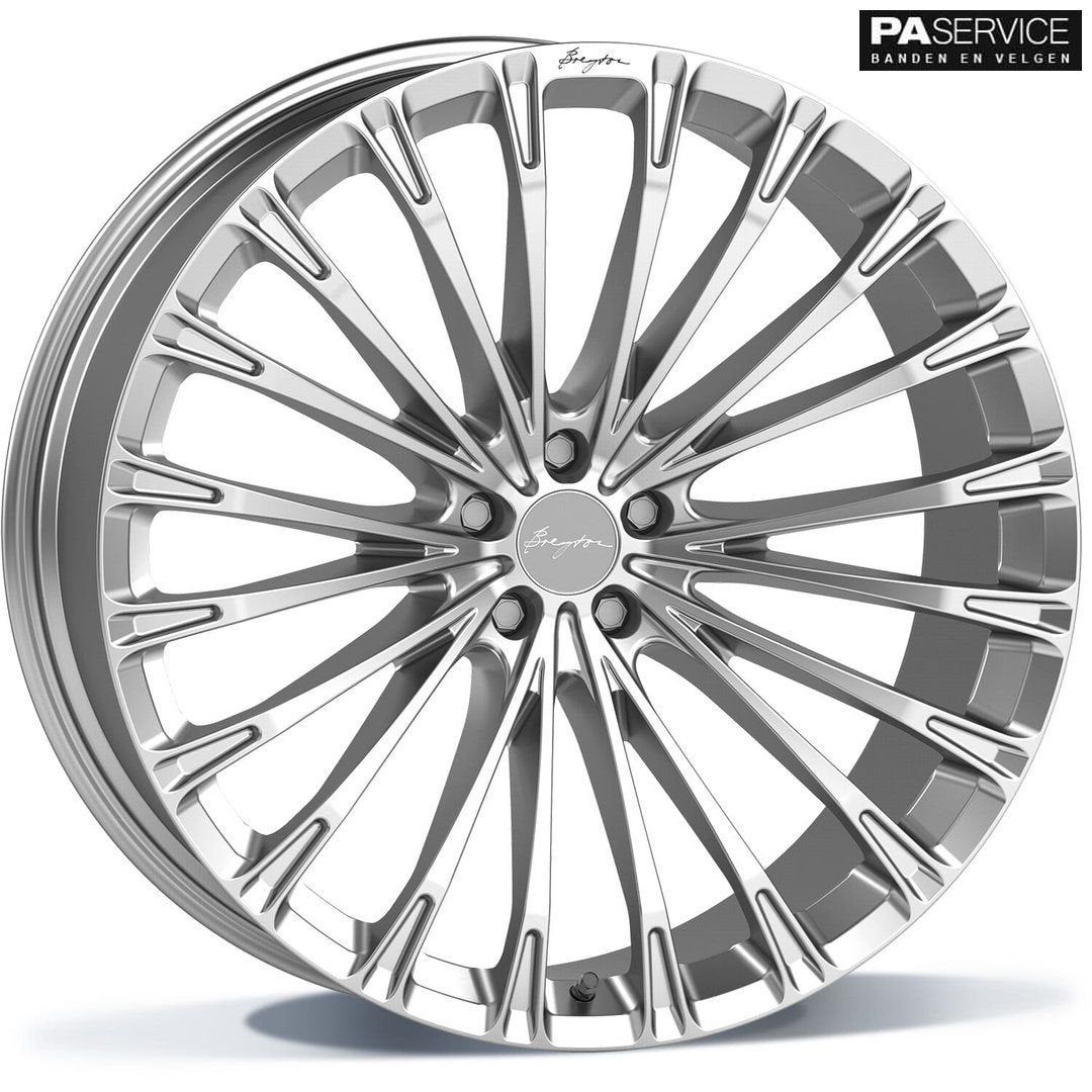 Nieuw 23 inch Silver Breyton LS3 BMW X7 breedset, -, -, Banden en Velgen, Nieuw