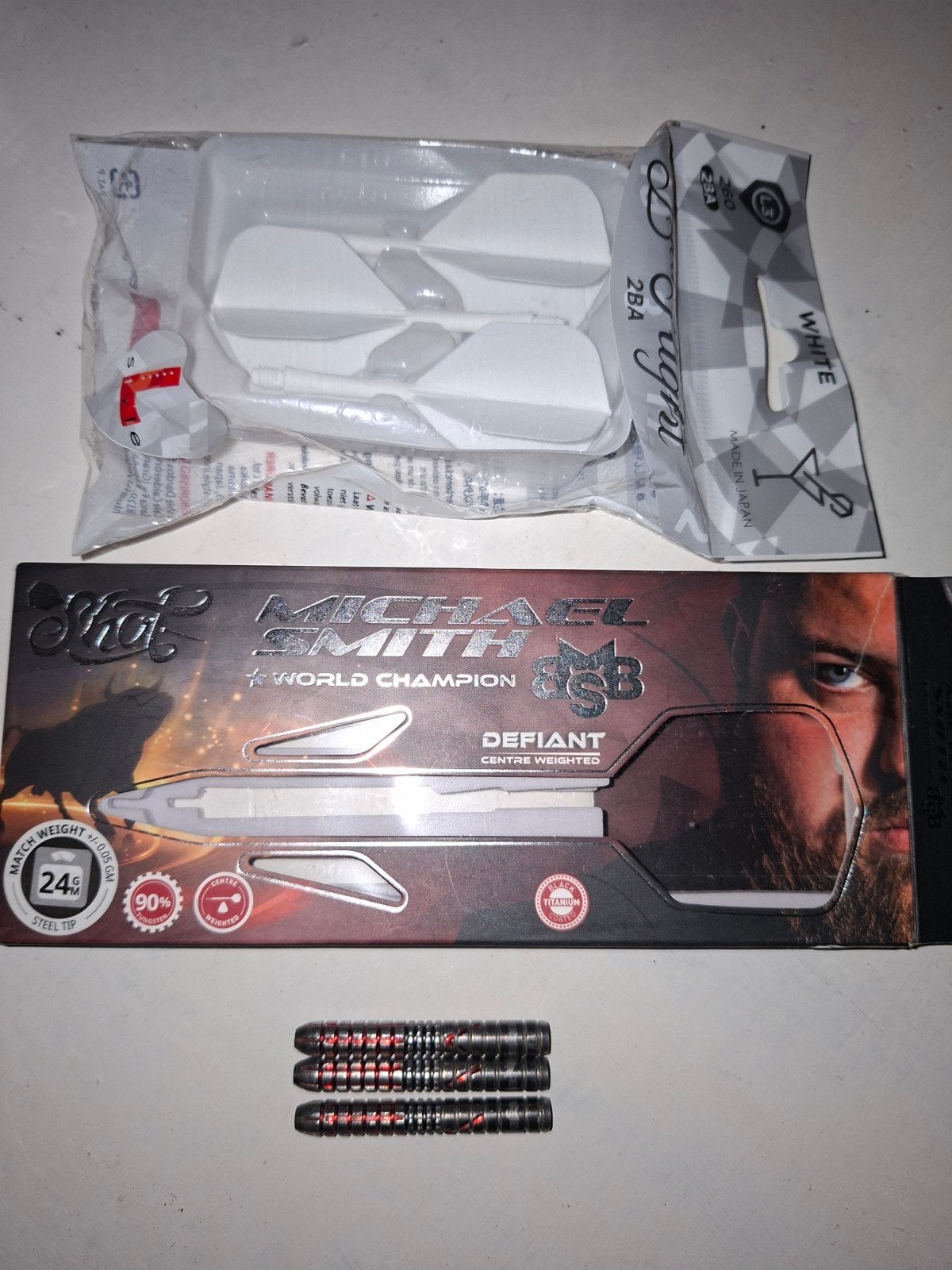 shotdarts barrels van michael smith 24gr, Sport en Fitness, Ophalen of Verzenden, Zo goed als nieuw, Pijlen