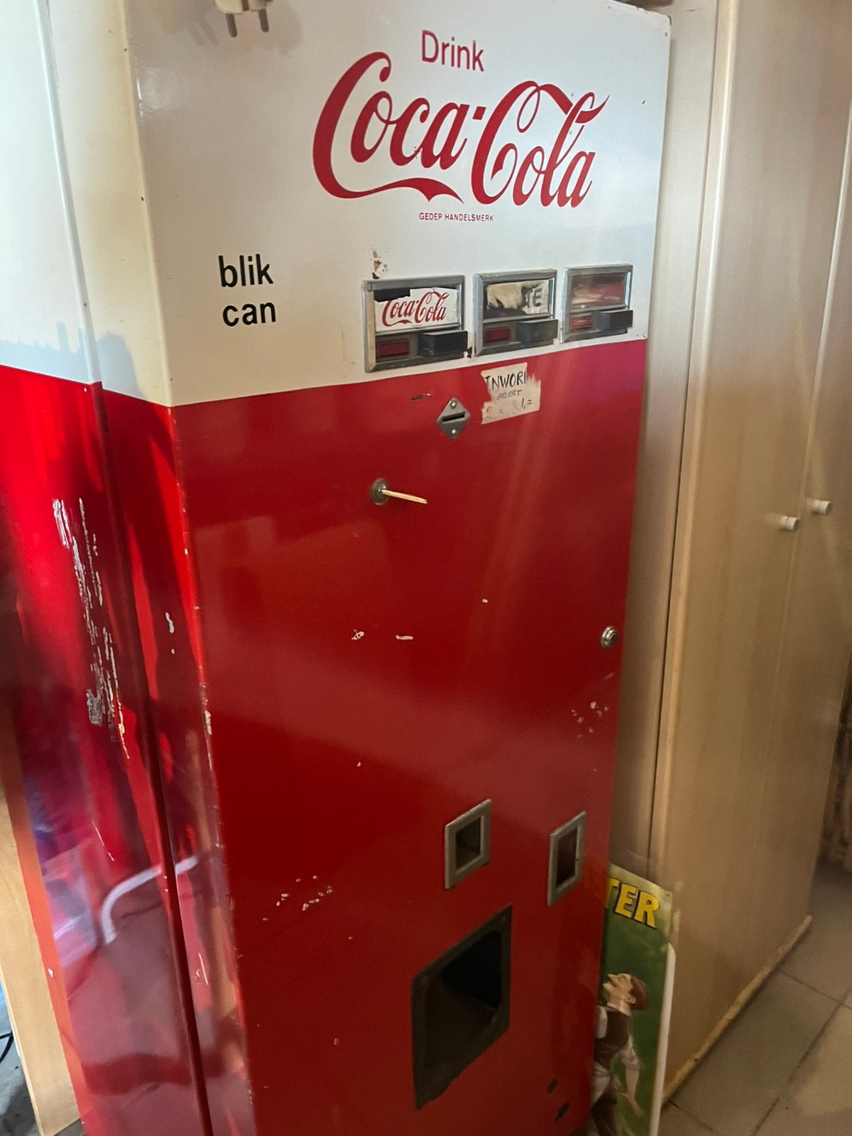 Coca cola automaat, Verzamelen, Automaten | Overige, Ophalen, Gebruikt
