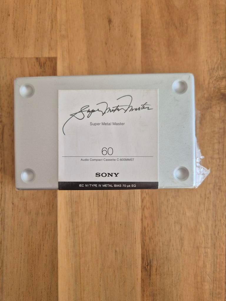 Sony Super Metal Master Cassette, Ophalen of Verzenden, Dubbel, Sony