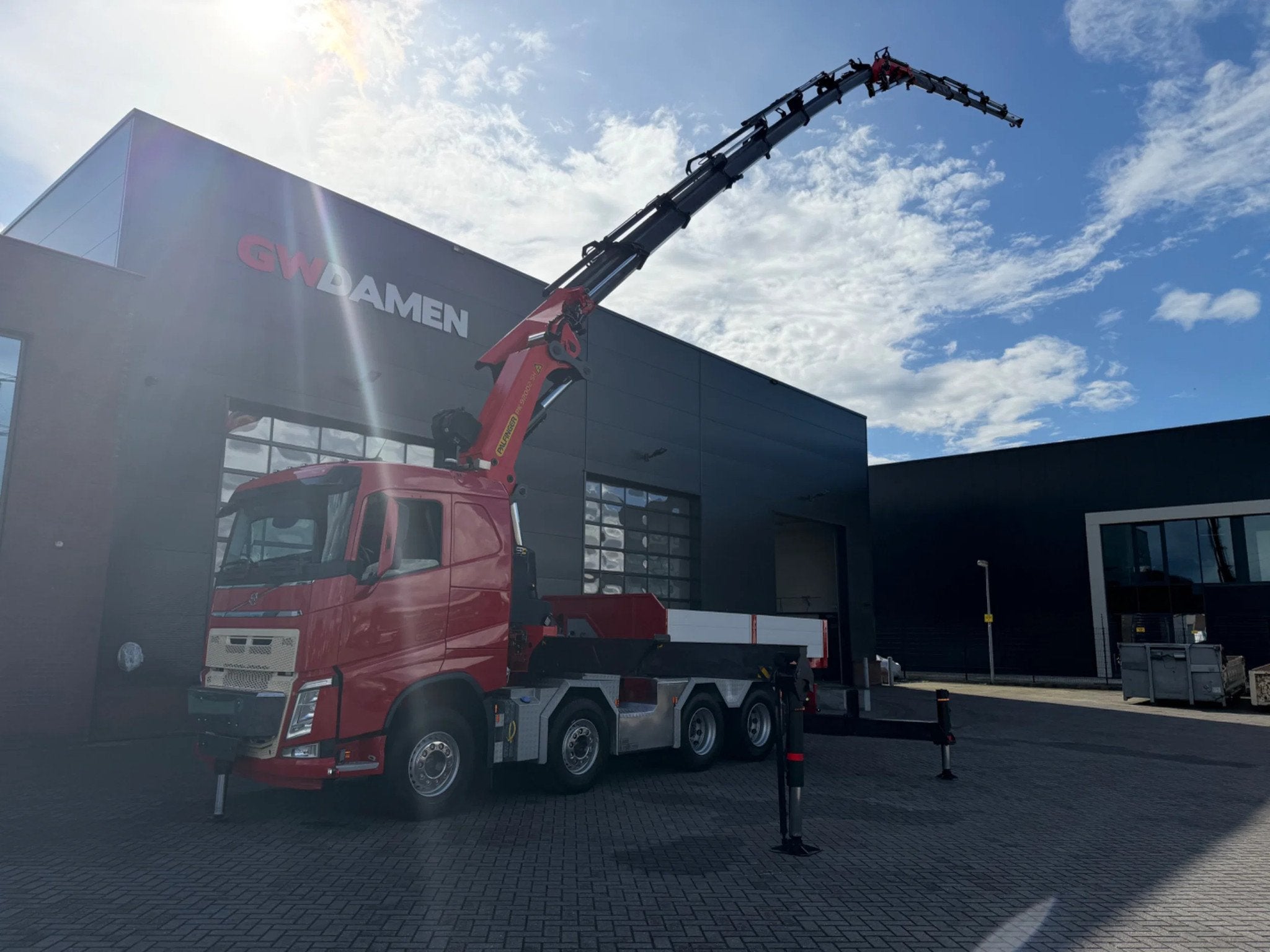 Volvo FH 460 8x4 Palfinger PK 92002+Fly jib,winch Euro 6, Rouge, 460 ch, Achat, Euro 6