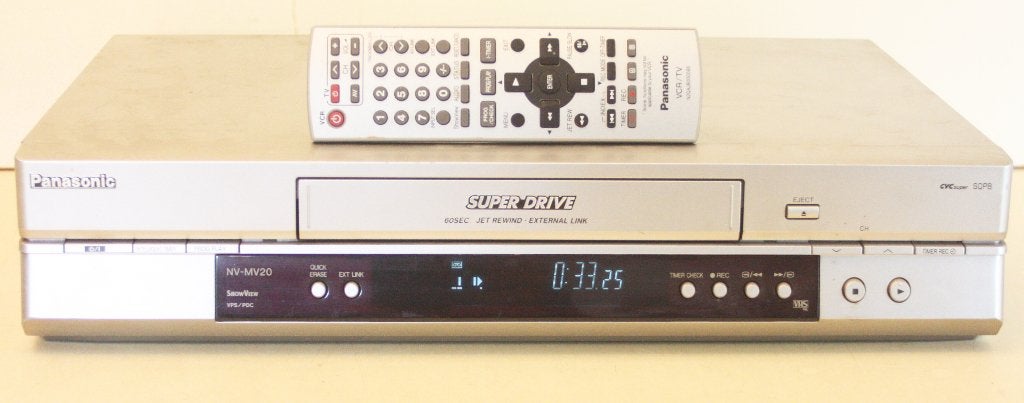 Panasonic Videorecorder Met Afstandsbediening / Super Drive, Enlèvement ou Envoi, Comme neuf, Lecteur ou enregistreur VHS