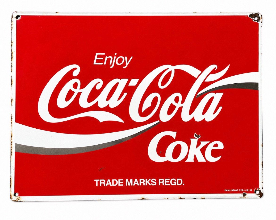 Coca Cola email bord, Ophalen of Verzenden