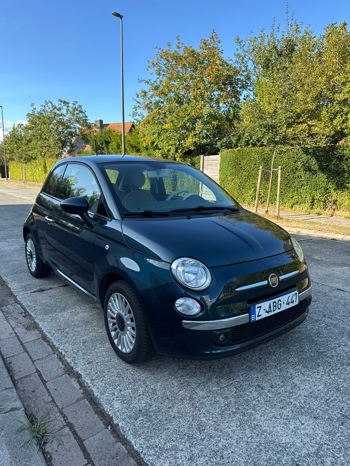 Fiat 500 - 1.2 benzine - 2012 - 118.800 km, Blauw, Bedrijf, Handgeschakeld, Stadsauto