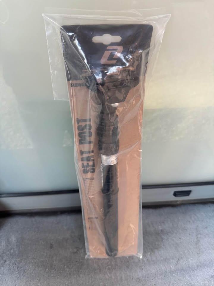 Fiets Zadelpen 27.2 mm – 350 mm – Zwart – Nieuw, Ophalen of Verzenden, Nieuw, Zadel