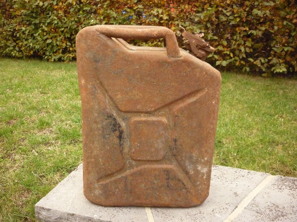 Jerricane, fut 2e guerre mondiale, Enlèvement ou Envoi, Deuxième Guerre mondiale, Utilisé, Armée de terre