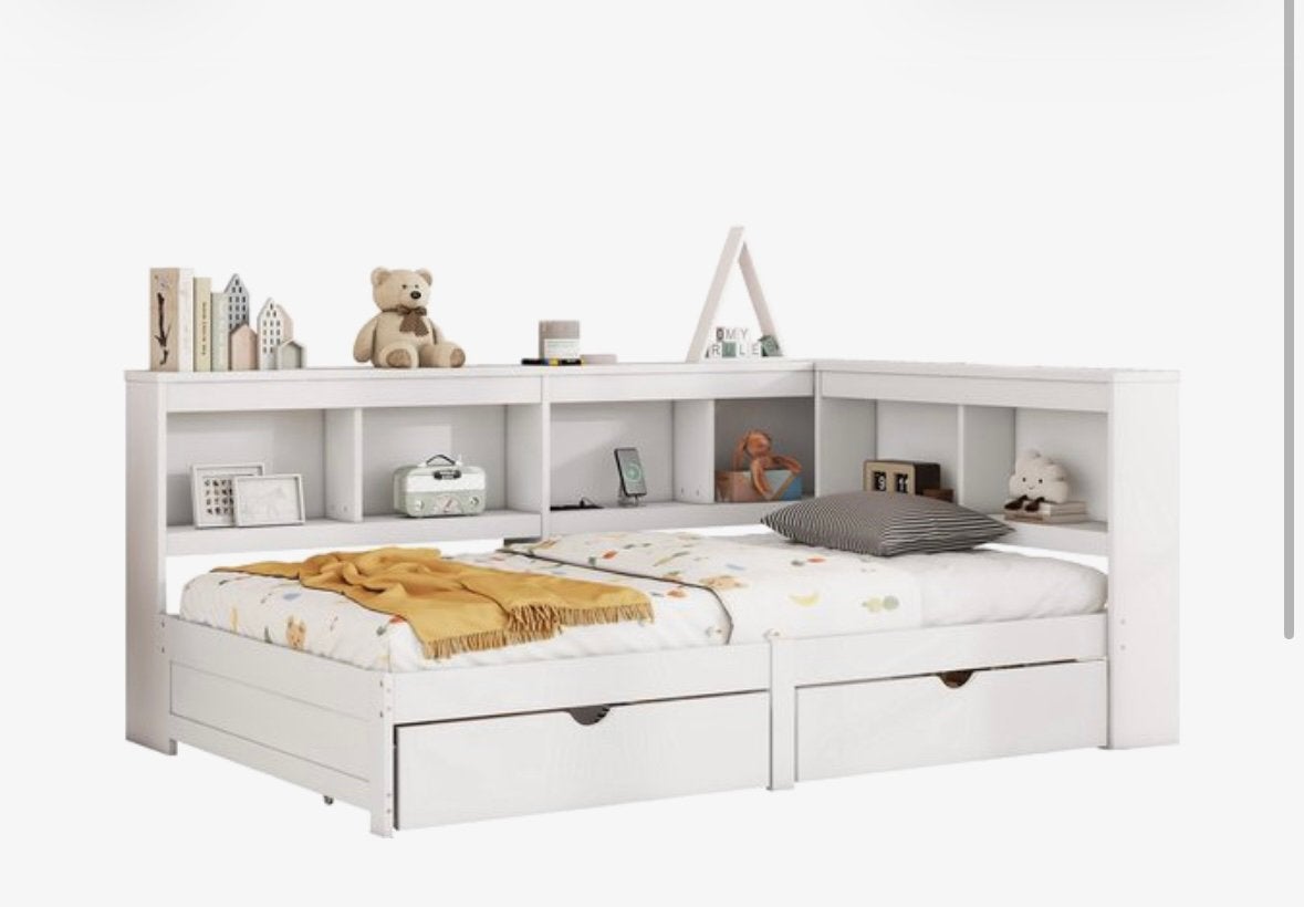 Bed - slaapbank met 2 lades ( NIEUW), Ophalen, Nieuw