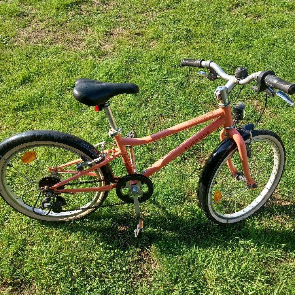kinderfiets, Fietsen en Brommers, Ophalen, Zo goed als nieuw, Velgrem, 20 inch