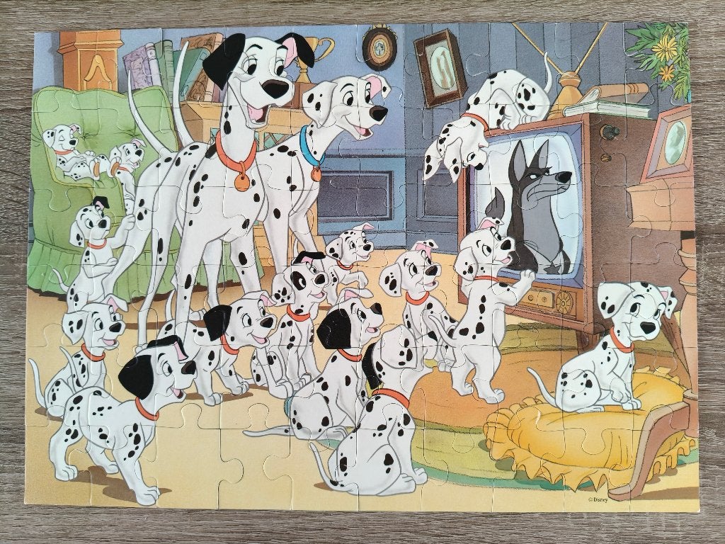 Puzzel 60 stukken Beyblade / 101 Dalmatiërs, Ophalen