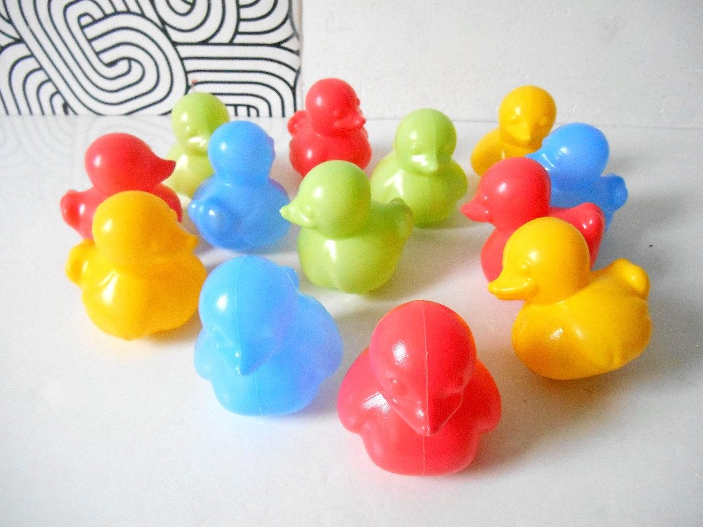 Canards en caoutchouc colorés, Envoi