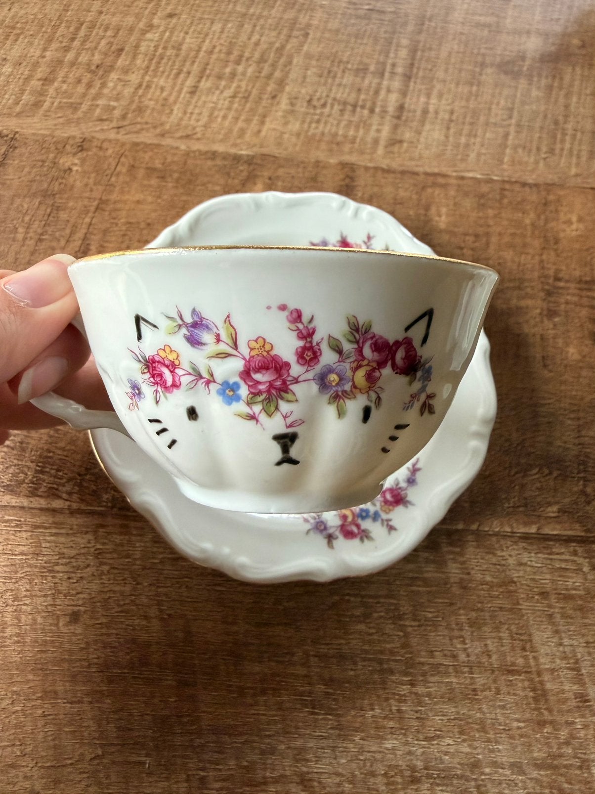 Uniek vintage porseleinen vervies, Antiek en Kunst, Ophalen