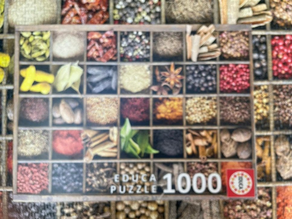 Educa Puzzel 1000 st ‘ kruiden ‘, Ophalen of Verzenden, Zo goed als nieuw