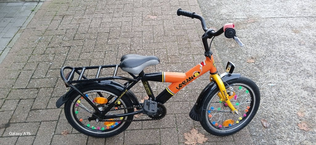 Kinderfiets, Fietsen en Brommers, Ophalen, Gebruikt, Minder dan 16 inch