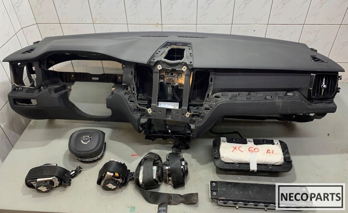 VOLVO XC60 AIRBAGSET AIRBAG GORDELS DASHBOARD ORIGINEEL, Gebruikt, -, -, Ophalen of Verzenden