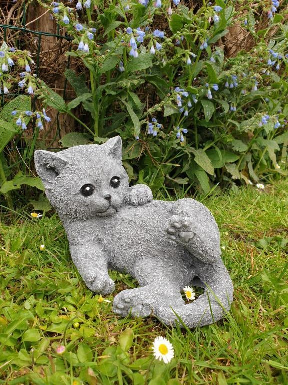 tuinbeeld van een poes , beton, Ophalen of Verzenden, Nieuw, Beton
