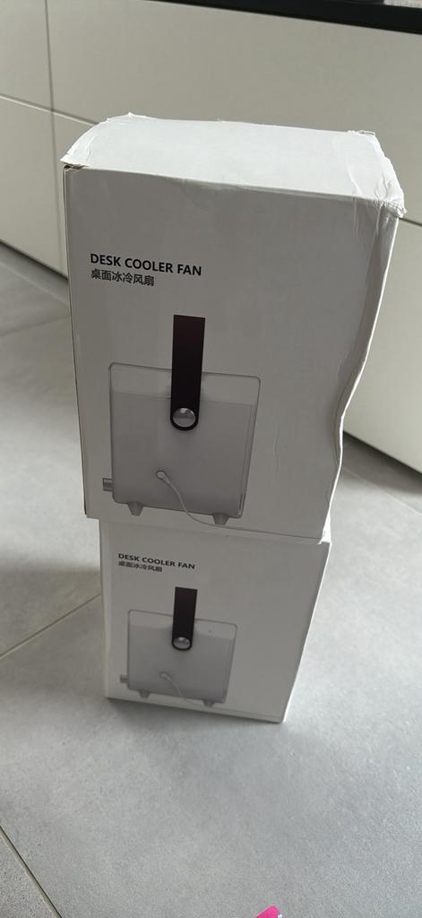 2 desk cooler fans, Electroménager, Équipement de traitement de l'air, Enlèvement, Neuf, Autre