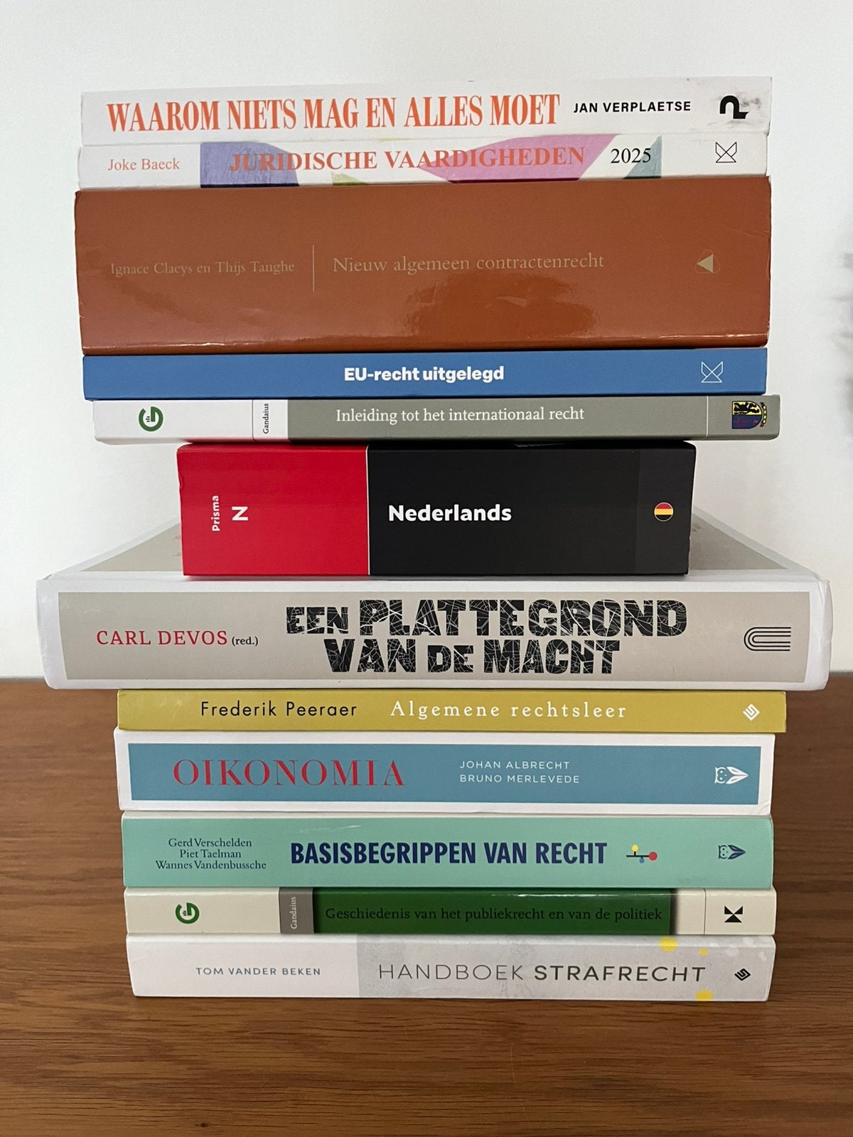 Pakket Studieboeken 1ejaar bachelor Recht UGent, Boeken, Ophalen, Nieuw