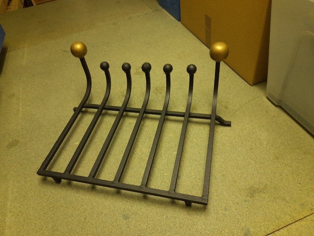 smeedijzeren houtdrager voor openhaard, Maison & Meubles, Cheminées, Enlèvement, Comme neuf, Cheminée au bois