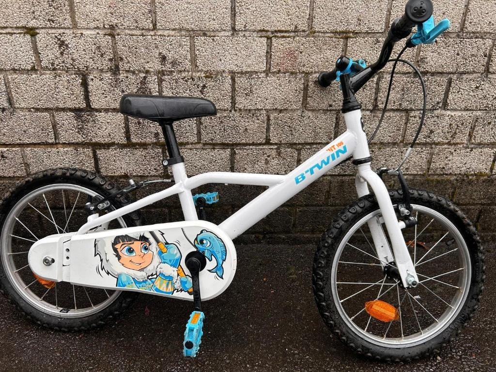 Velo enfant 16", Frein sur jante, B’twin, 16 à 20 pouces, Enlèvement