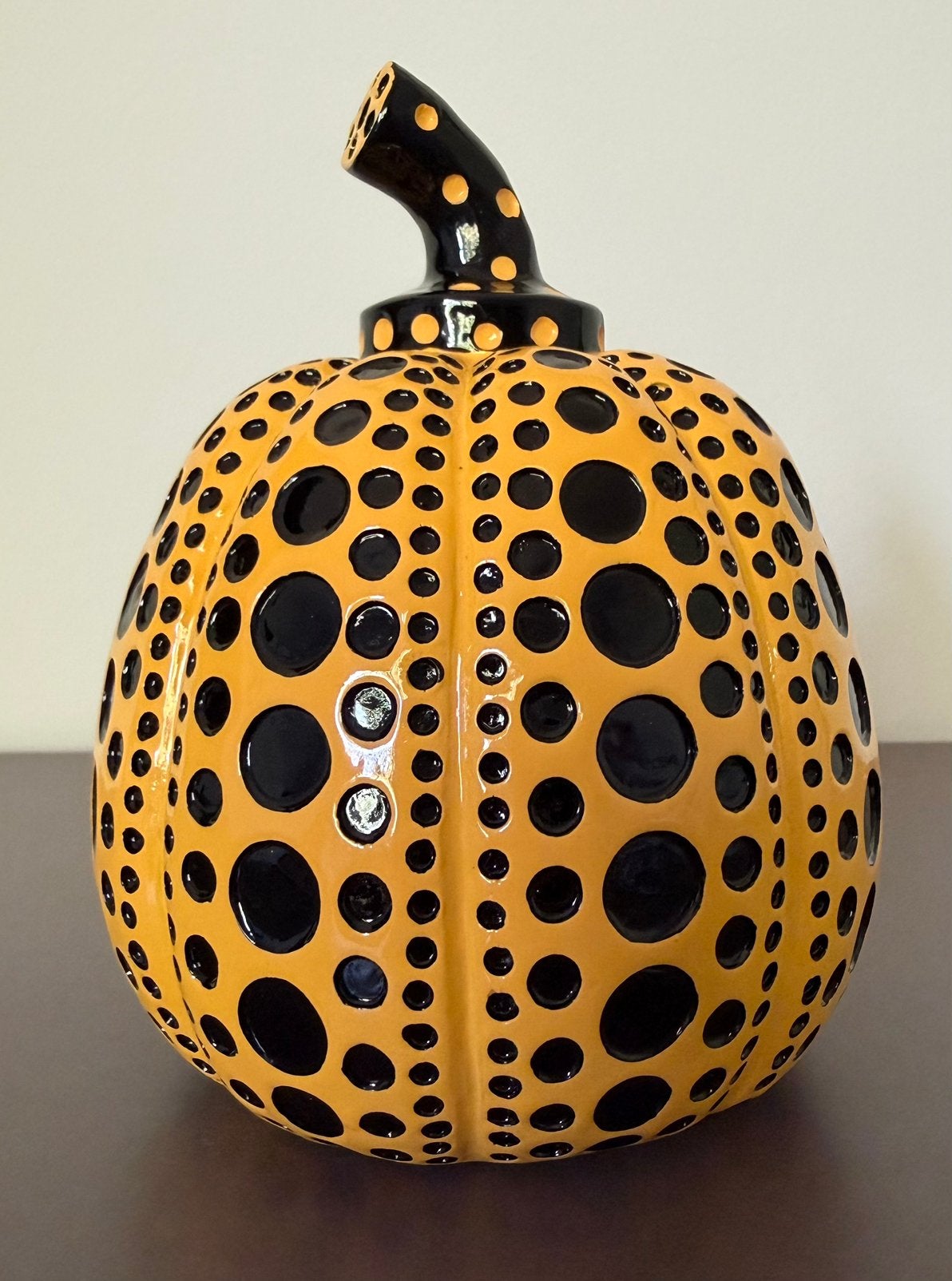 Yayoi Kusama - yellow pumpkin ‘Dots Obsession’, Geel, Verzenden, Gemerkt, Object