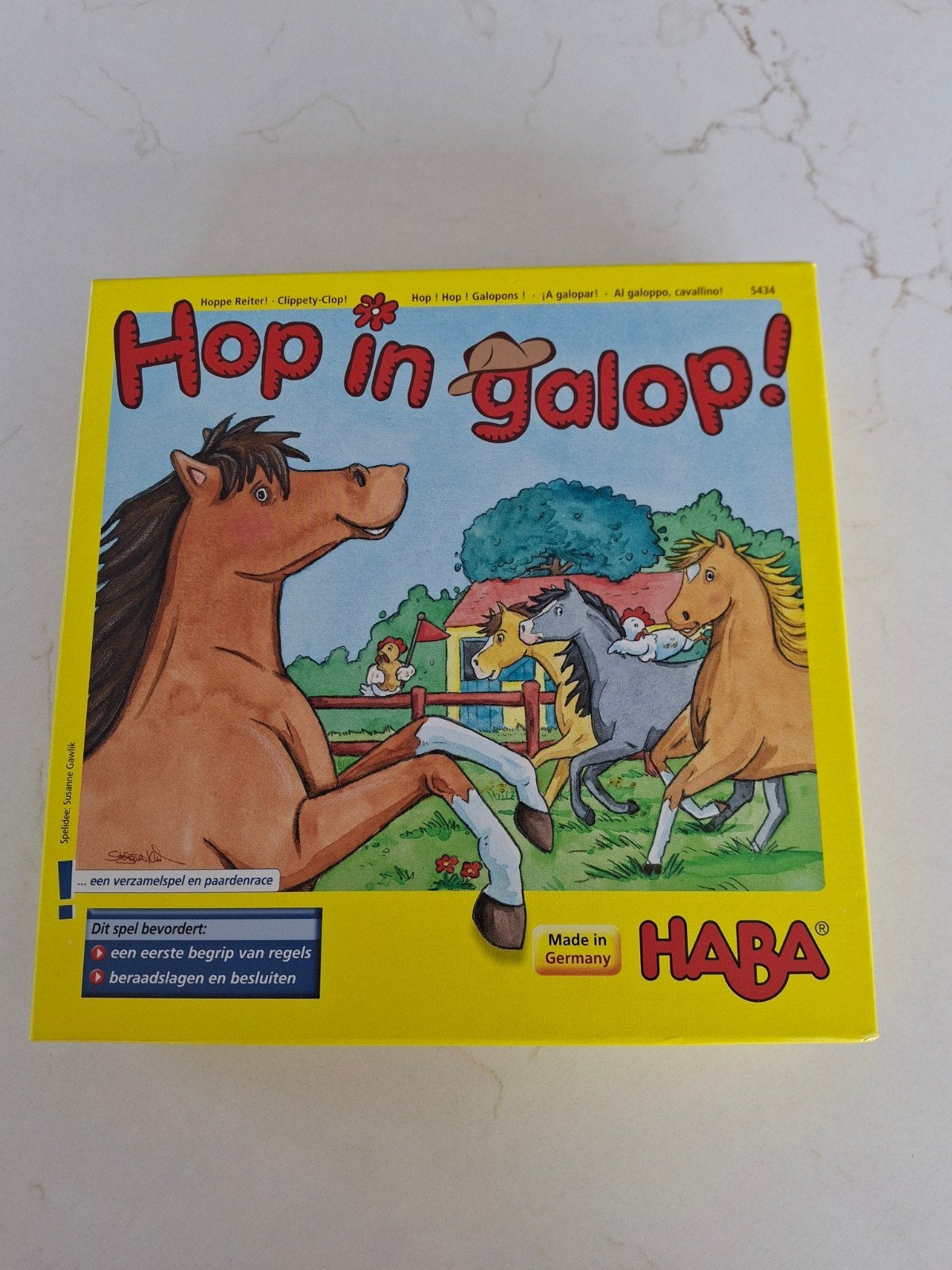 Haba Hop in galop!, Enlèvement ou Envoi
