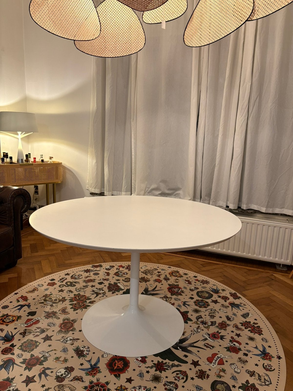 Magnifique table ronde, Maison & Meubles, Enlèvement, Comme neuf