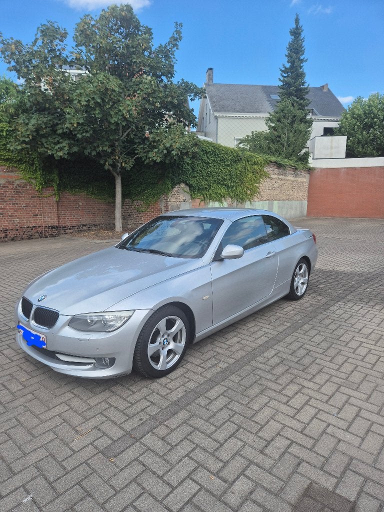 BMW 320D Cabrio, Autos, Cuir, Argent ou Gris, Achat, 135 kW