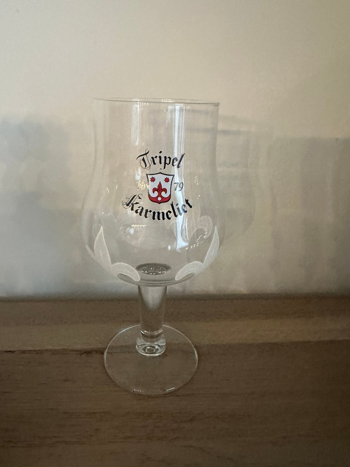 Origineel tripel karmeliet glas, Enlèvement ou Envoi, Comme neuf