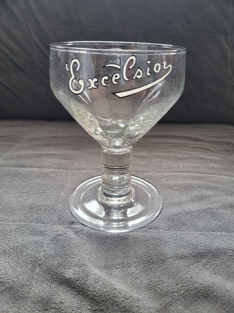 Excelsior bierglas, Ophalen of Verzenden, Zo goed als nieuw, Glas of Glazen, Overige merken
